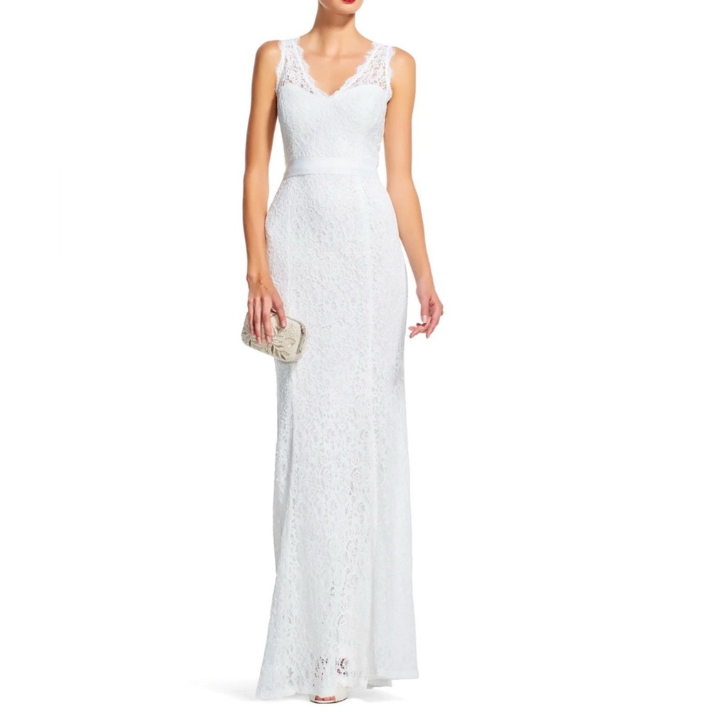NWT Adrianna Papell Lace Wedding Gown